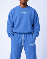 DISTRICT21 Sweatshirt & Jogger Set – Blue