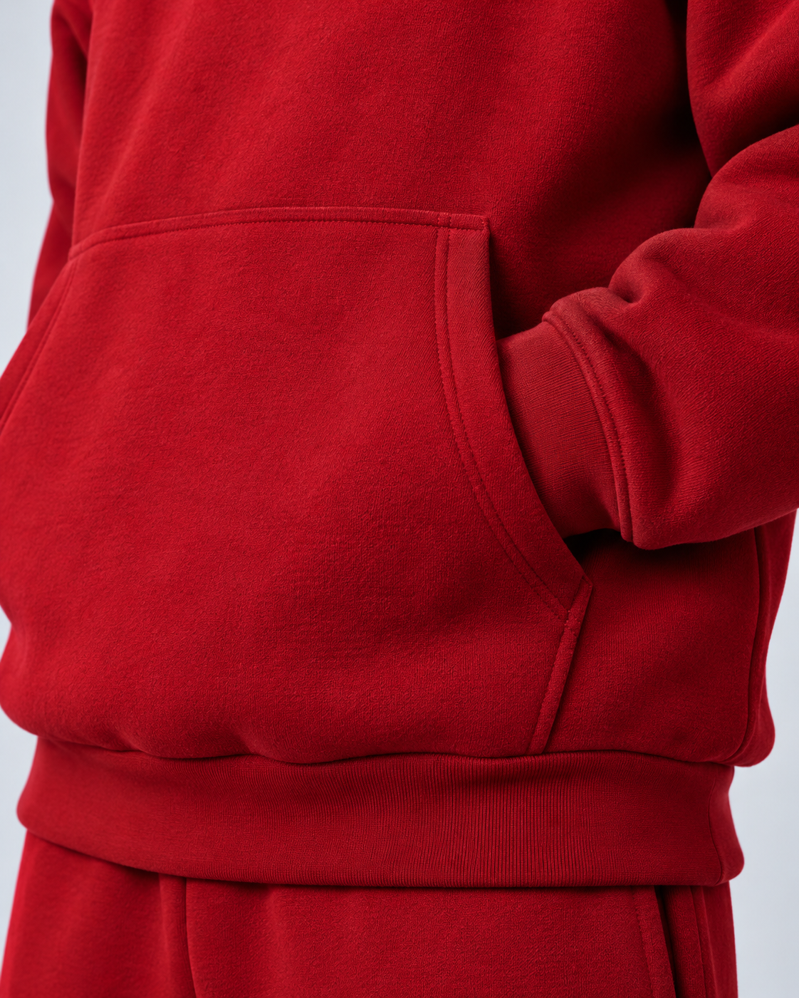 DISTRICT21 Logo Hoodie – Red
