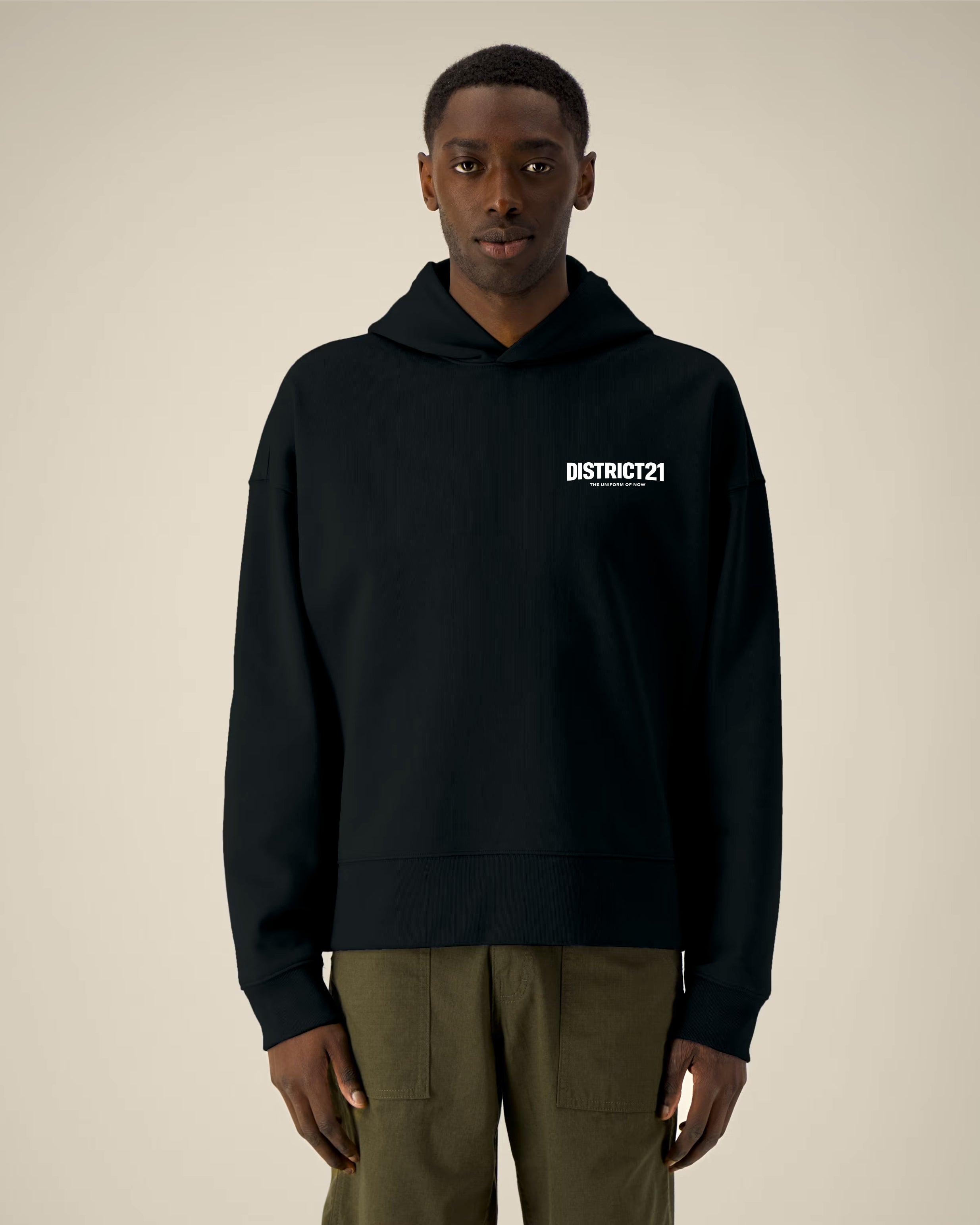 DISTRICT21 Voicer Hoodie - Black