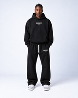 DISTRICT21 Logo Hoodie – Black