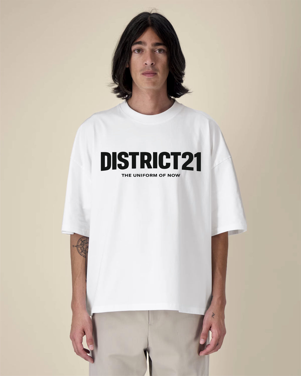 DISTRICT21 Hypster T-Shirt - White