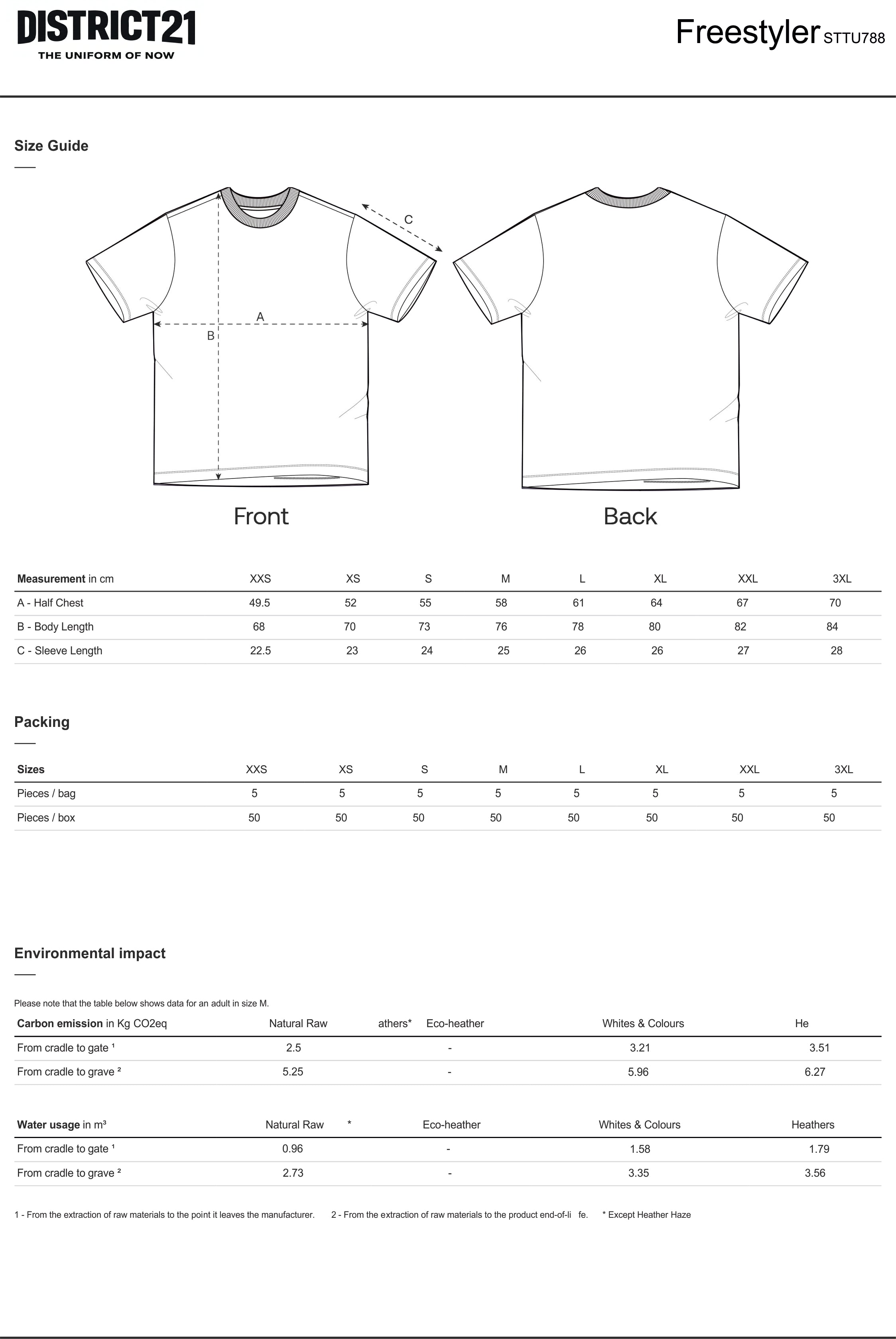 DISTRICT21 Freestyler T-Shirt - White