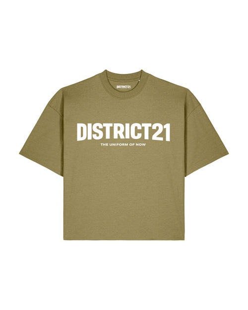 DISTRICT21 Hypster T-Shirt - Faded Olive