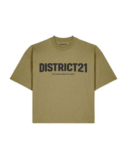 DISTRICT21 Hypster T-Shirt - Faded Olive