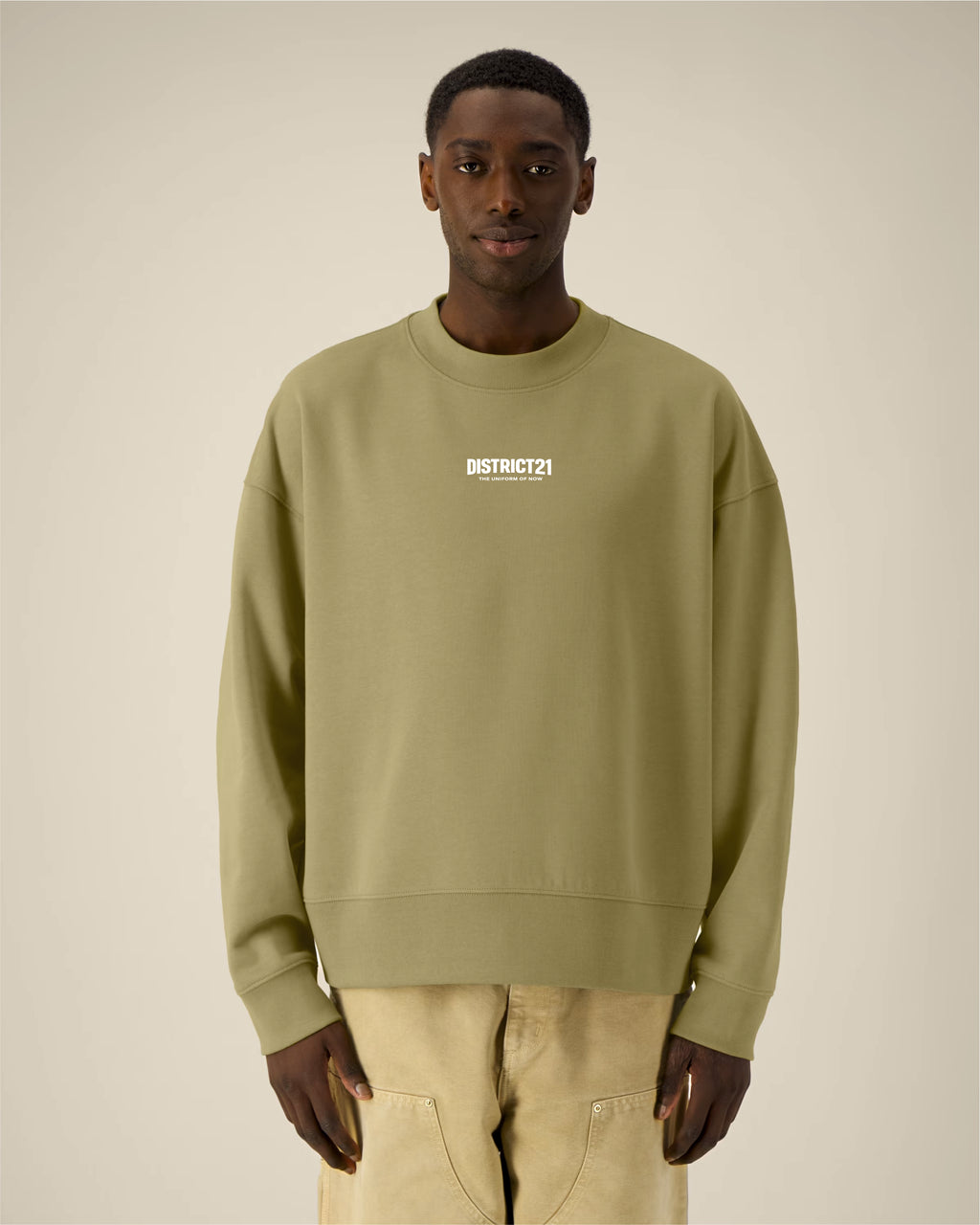 DISTRICT21 Ryler Sweatshirt - Faded Olive