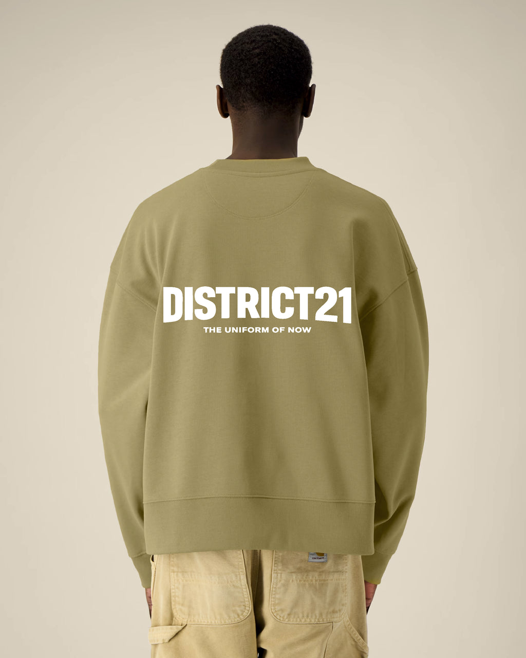 DISTRICT21 Ryler Sweatshirt - Faded Olive