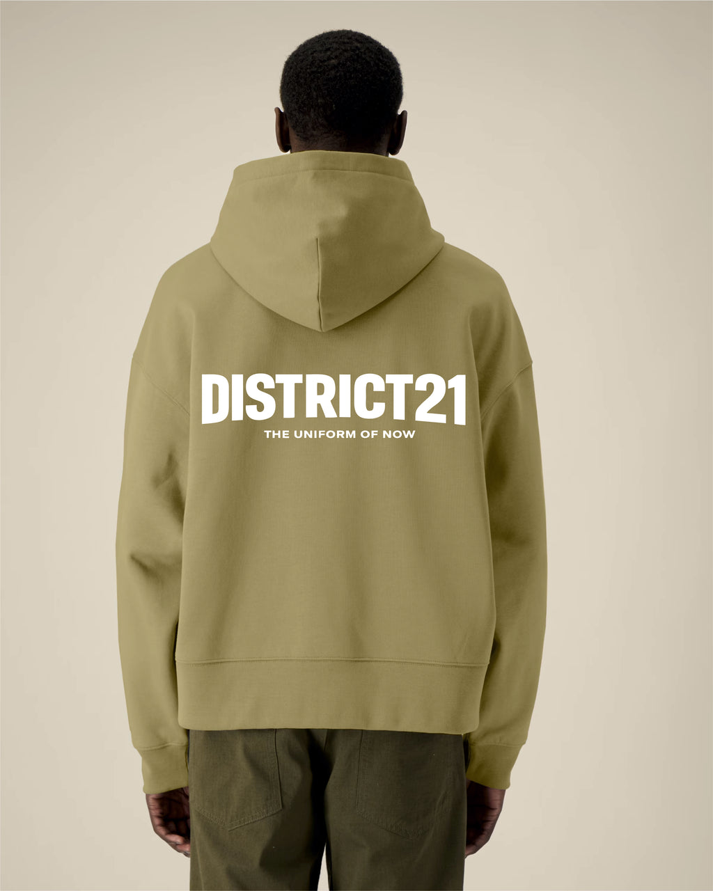 DISTRICT21 Voicer Hoodie - Faded Olive