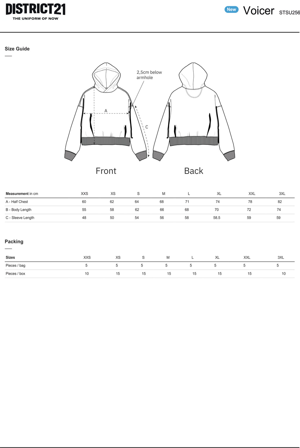 DISTRICT21 Voicer Hoodie - Gray