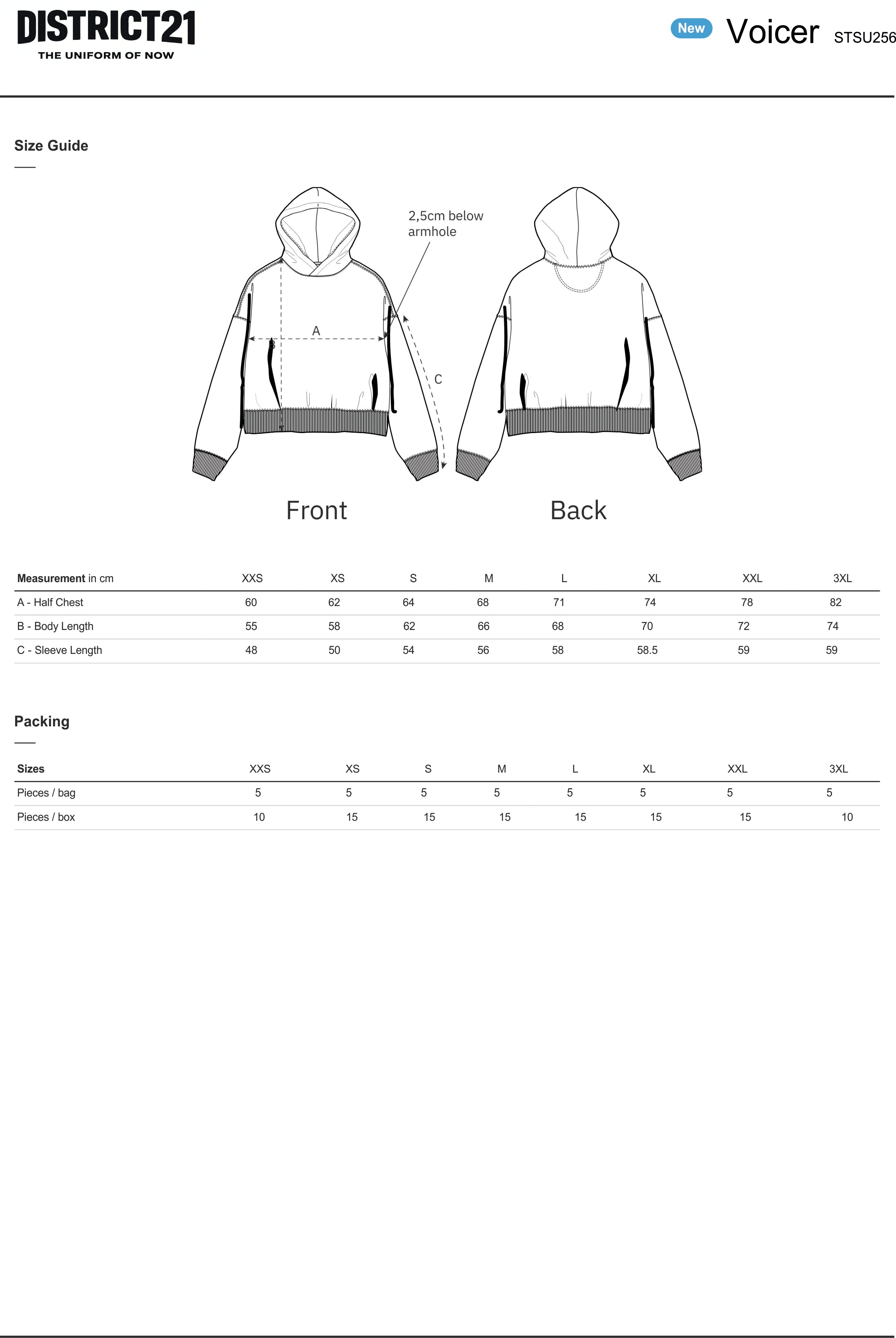 DISTRICT21 Voicer Hoodie - Black